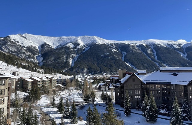 TOP FLOOR corner condo in Prime Center Village with Amazing Mountain Views