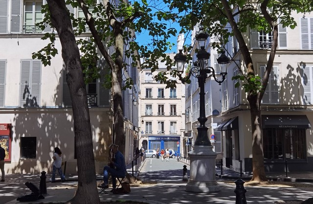 Top roof view studio with elevator/1mn to metro/Paris Centre