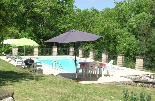 Totally Secluded Stone Cottage with Private Pool, 2 acres of Garden and Woodland