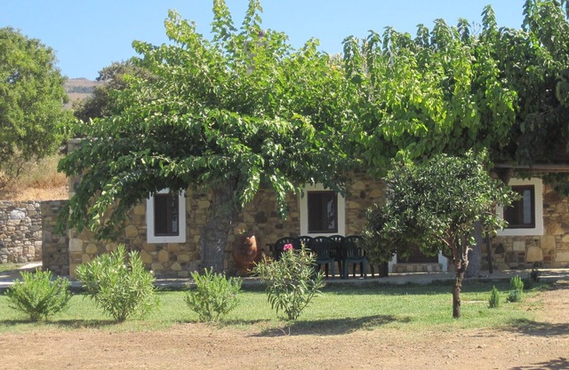 Traditional Greek Stone Cottage set in quiet countryside.