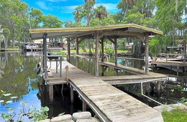Tranquil 3-bedroom house in Astor with direct St. Johns River access.