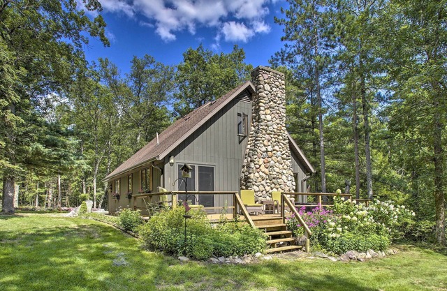 Tranquil Riverside Home w/Wraparound Deck & Views