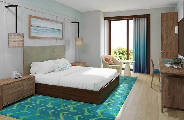 Tropical-Inspired Guest Suite With Stylish Swimming Pool Near Kansas Speedway