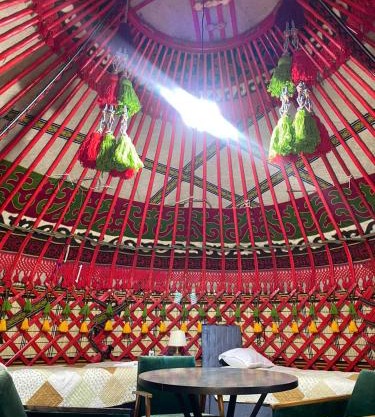 Turan Handmade Yurt with Heated Floors
