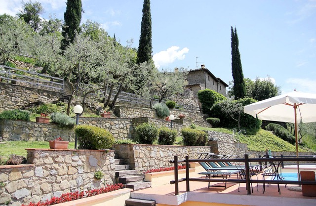 Tuscan villa in the Chianti hills