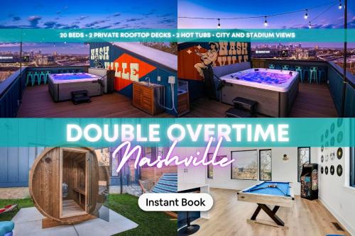 Twin Homes Rooftop Deck Hot Tub Outdoor Kitchen