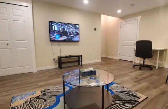 Two bedroom basement suit, street parking.
