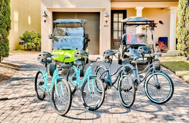 Two Golf Carts ~ Golf Course View ~ Community Pool