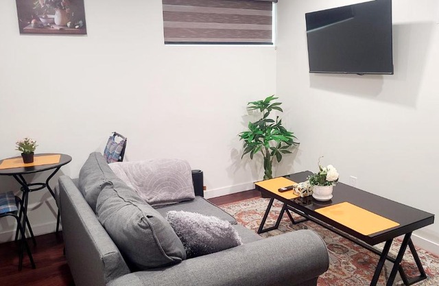 Two luxury bedrooms in the basement