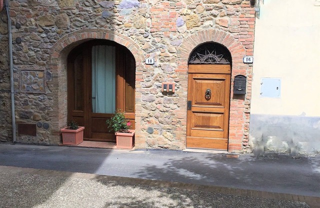 Typical Tuscan residence in an ancient village on the outskirts of Siena