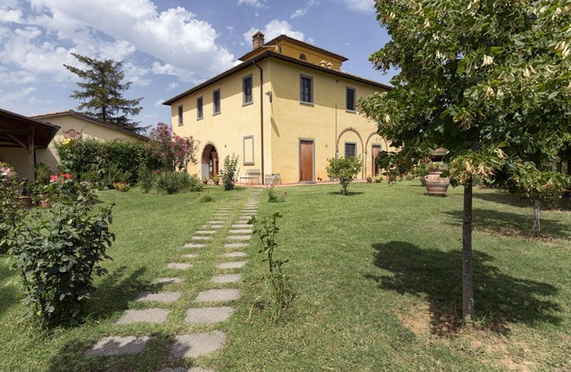 Typical tuscan villa with private pool, set in the rolling hills of southern Tuscany a few kilometre