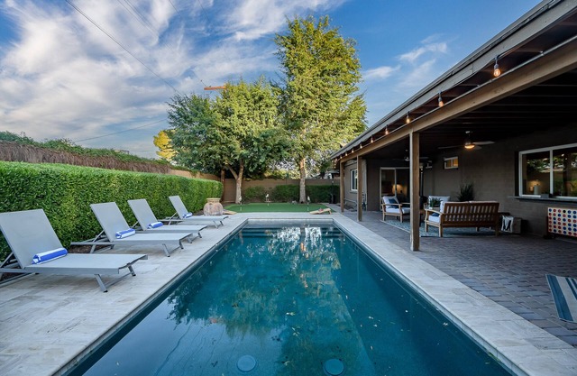 Ultimate Old Town Hangout | Pool, Putting Green & Lounge Spaces + Pets Welcome!