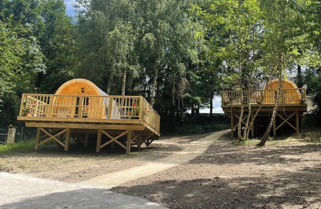 Unusual accommodation Chalet Pod on stilts