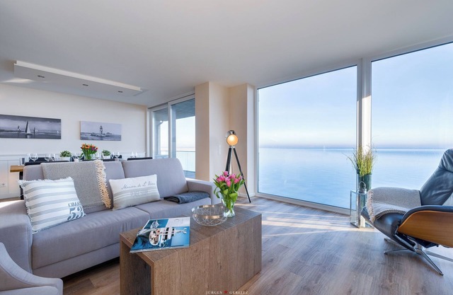 Upper Deck: Baltic Sea vacation apartment near the beach with sea view - even in the sauna!