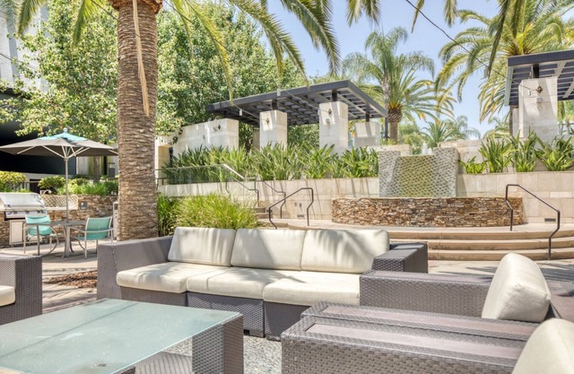 Upscale Burbank 1BR w/ BBQ, Gym & Pool, near TJ & WF, by Blueground