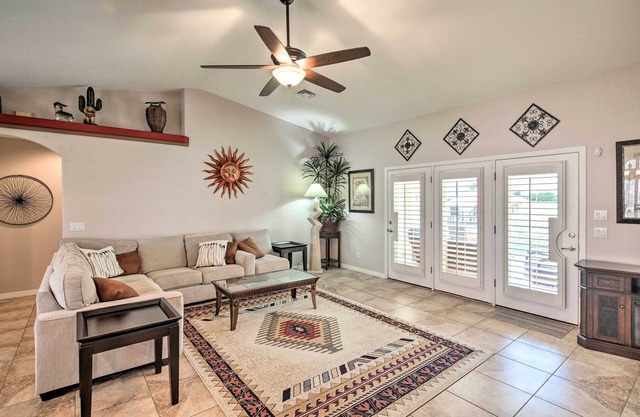 Upscale Oasis w/ Pool & Hot Tub, 3 Mi to Lake