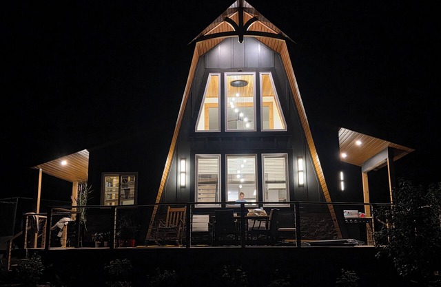 Upscale Renovated A-Frame with Views, Trails & Easy Access to Skiing & Beaches!