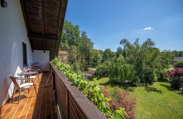 Vacation apartment (52 sqm) with balcony, view of the Pfreimd river