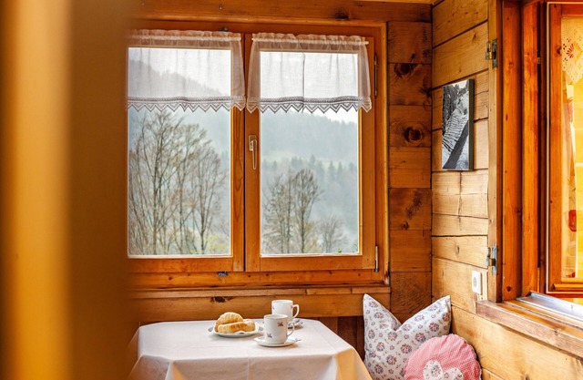 Vacation Home "Dünser" with Mountain View, on a sunny slope.