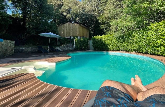 Vacation Home "La Boetie Du Ponchet" with Private Heated Pool, Private Terrace & Wi-Fi