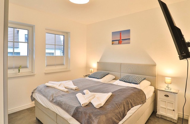 Vacation in the village center with a view of the Bodden.