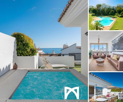VACATION MARBELLA I Terrazas de Banus, Romantic, Jacuzzi, Pet-Friendly, Cosy Duplex Penthouse, 2min walk to Marina