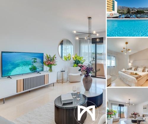 VACATION MARBELLA I The Sunrise Golden Mile Flat, Next to Convention Center, Recently Refurbished, Prime Location, 300m to the BEACH