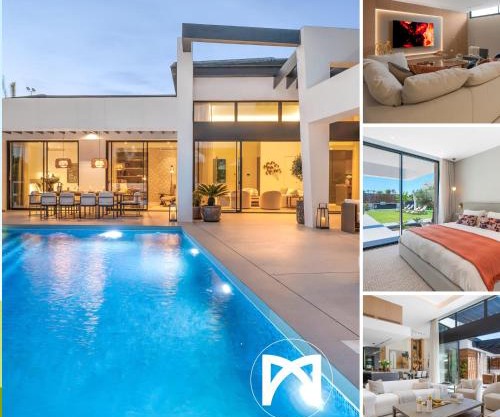 VACATION MARBELLA I Villa Thyma, Brand-New Villa, Swimming-pool, Cinema Room and Bar, Minutes from the Marina and the Beach