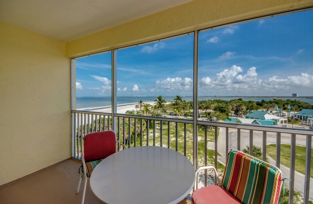 Vacation Villas #535 - Beachfront Condo with Amazing View and Screened Lanai!