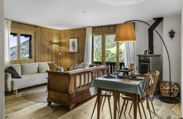 Val d'Illiez, 6 pers Balcony & view - parking
