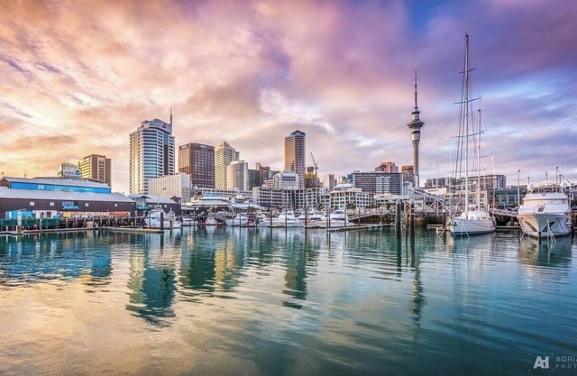 Viaduct Harbour: Balcony Views