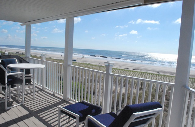 Views! Family friendly oceanfront home with 180 degree ocean views.