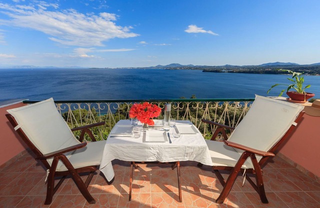 Vill Pergola Elli, holiday apartment in Corfu, Greece with stunning sea view!