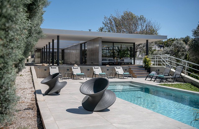 Villa 7 - Design Villa near town with Heated pool