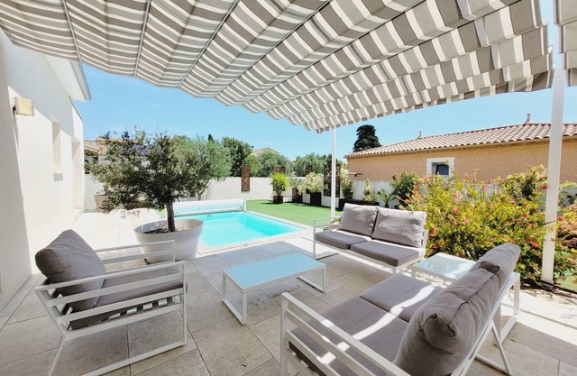 Villa Augustine, single storey villa, 15 minutes from the sea