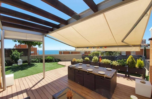 Villa "Beach Barcelona" with Sea View, Pool & Wi-Fi