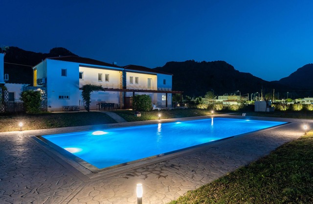 Villa Christalia. Cozy family Villa 300m from the beach with swimming pool.