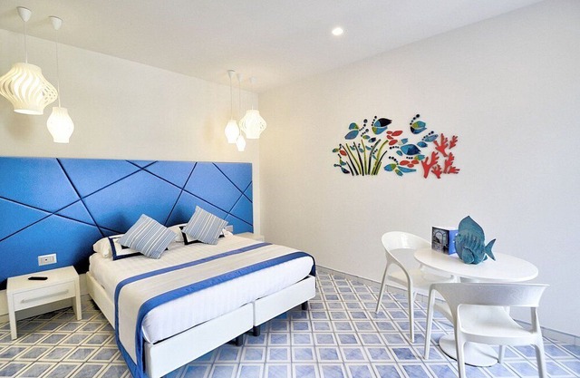 Villa Clarice C, fully refundable with voucher*: A bright and sunny studio apartment in a quiet position, located on a hillside above the sea, with Free WI-FI.