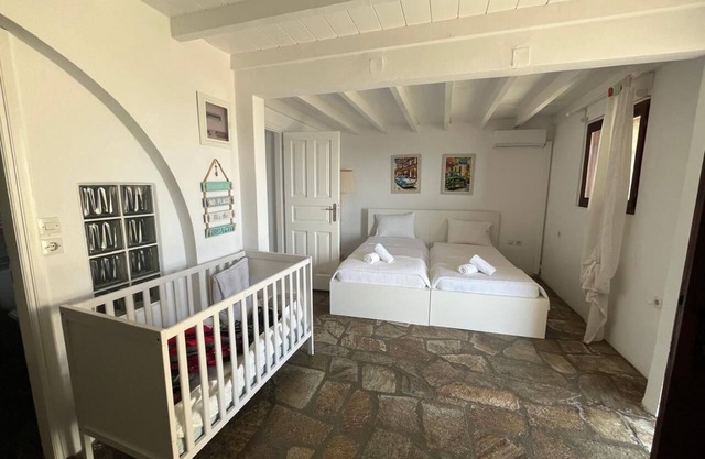 Villa Electra - full luxury, pool, best views on the island, 5mins walk to beach