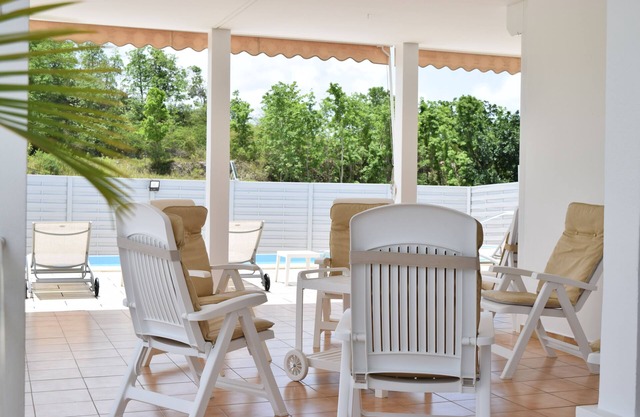 Villa Eva located in the Abymes countryside