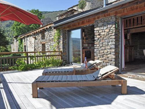 Villa in Ayguatébia-Talau with Garden & BBQ