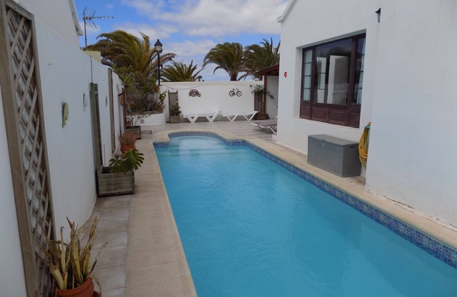 Villa Katie is a lovely 2 Bedroomed villa with Electric heated Pool Beside Beach