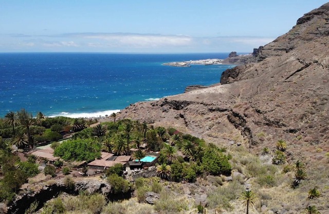 Villa located under a beautiful palm grove a short distance from the beach.