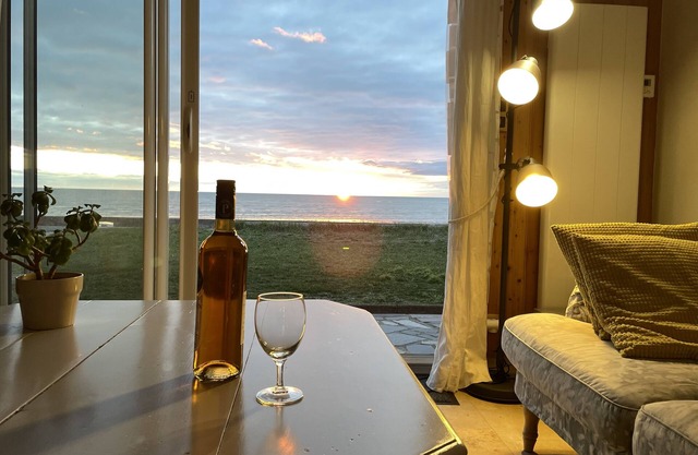 Villa on the seafront in Hauteville sur mer. West coast of Cotentin
