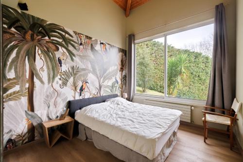 Villa Ongizatea au calme avec piscine et vue montagne