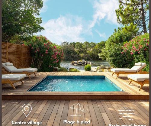 Villa Siempetru, 8 pers, lagon & plage à pied