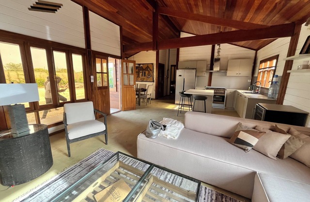 Villa Siga Fall ~ Elegant Wooden 2BR Retreat Near la Petite Côte.