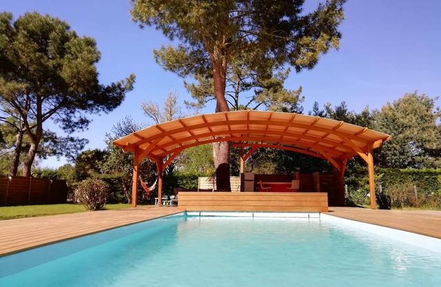 Villa with private heated pool - Bassin d'Arcachon