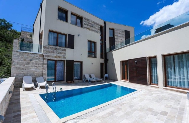 Villa with private beach first line