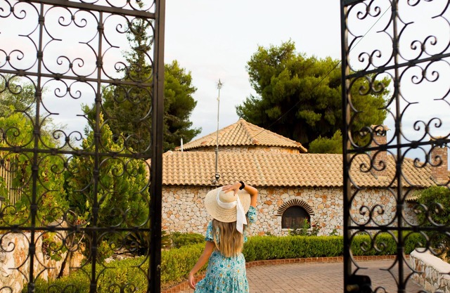 Vintage Stone House Where Calm Lives